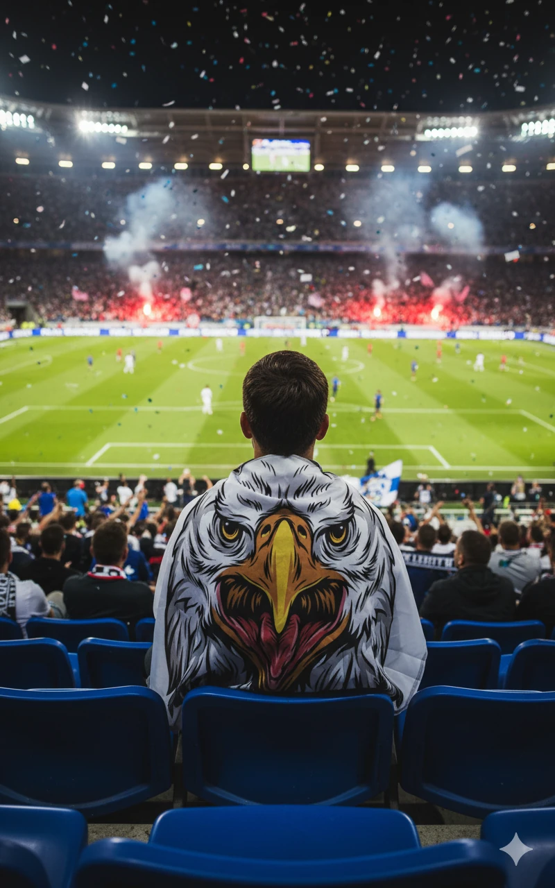 Damalı Kartal Bayrak