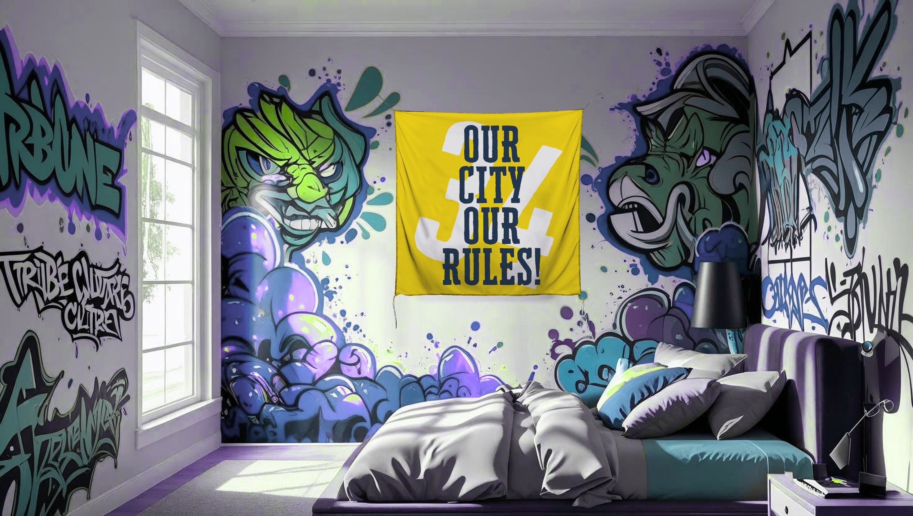 Our City Our Rules 34 Sarı Bayrak