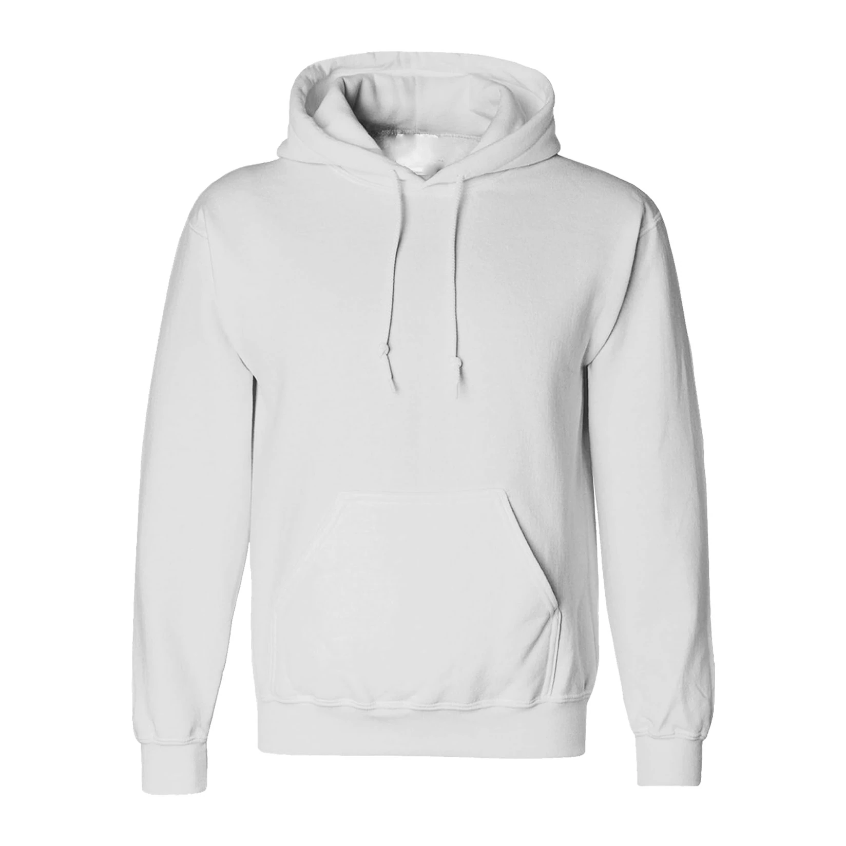 Beyaz Baskısız Hoodie 