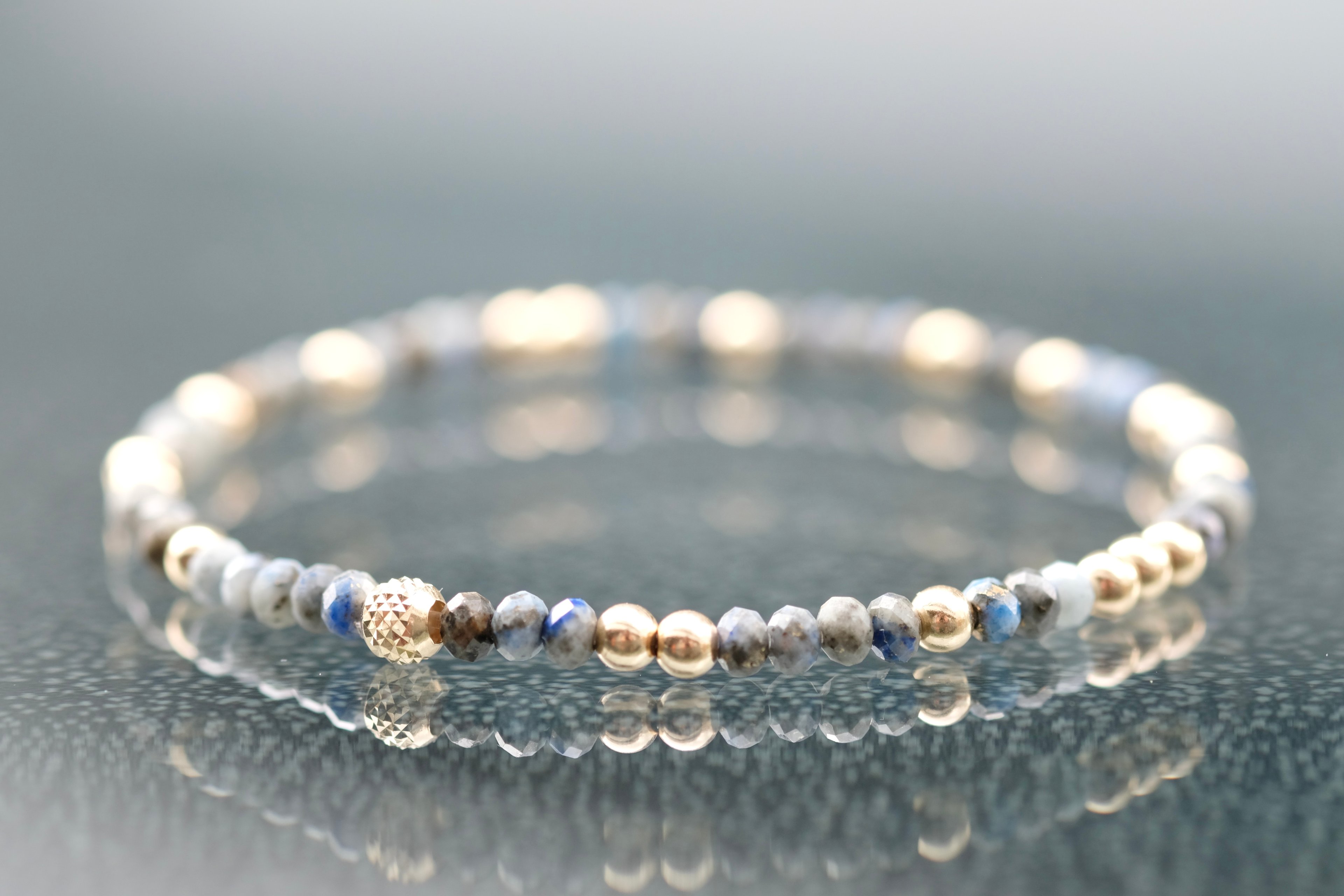 MARE - Lapis Lazuli Altın Bileklik