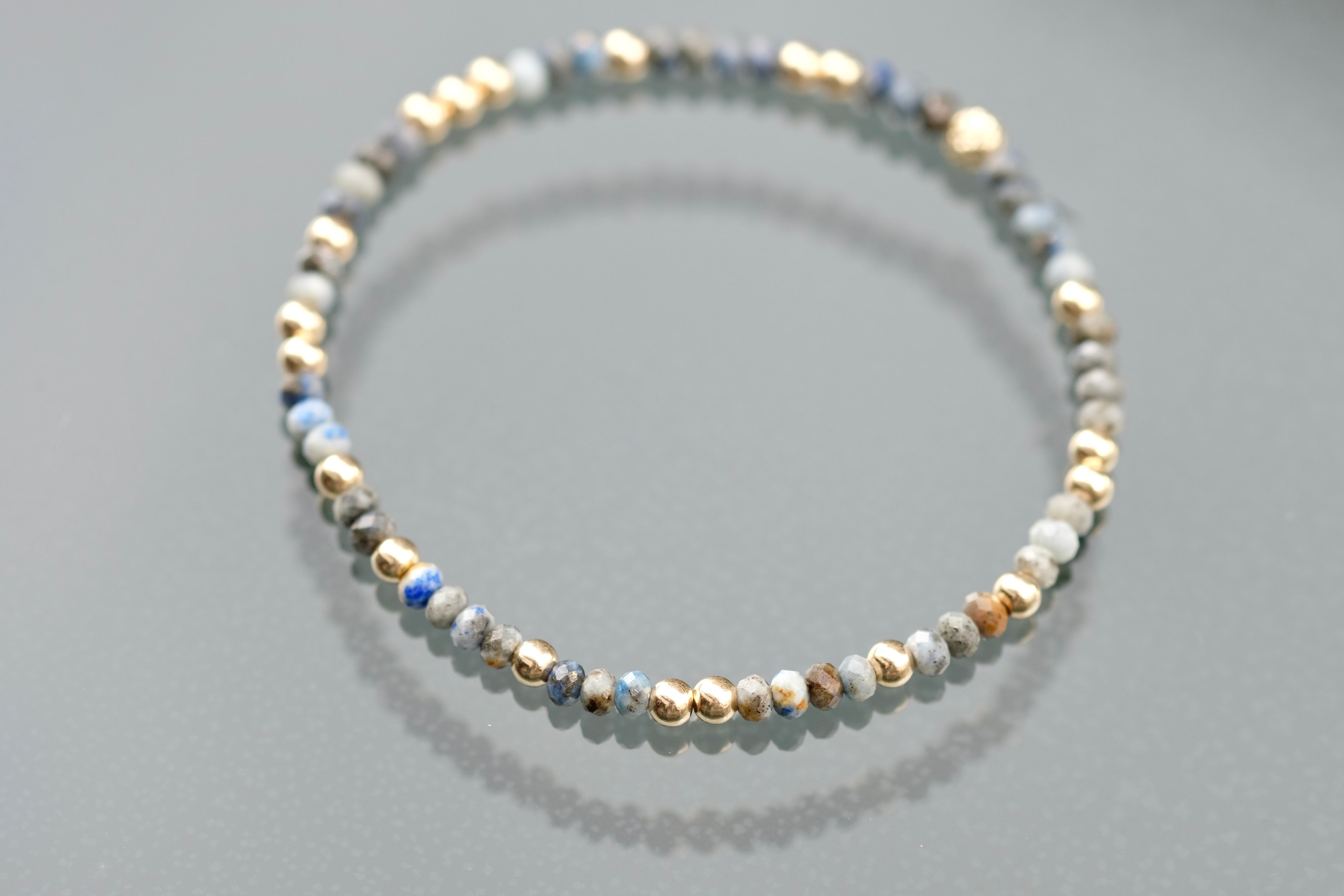 MARE - Lapis Lazuli Altın Bileklik