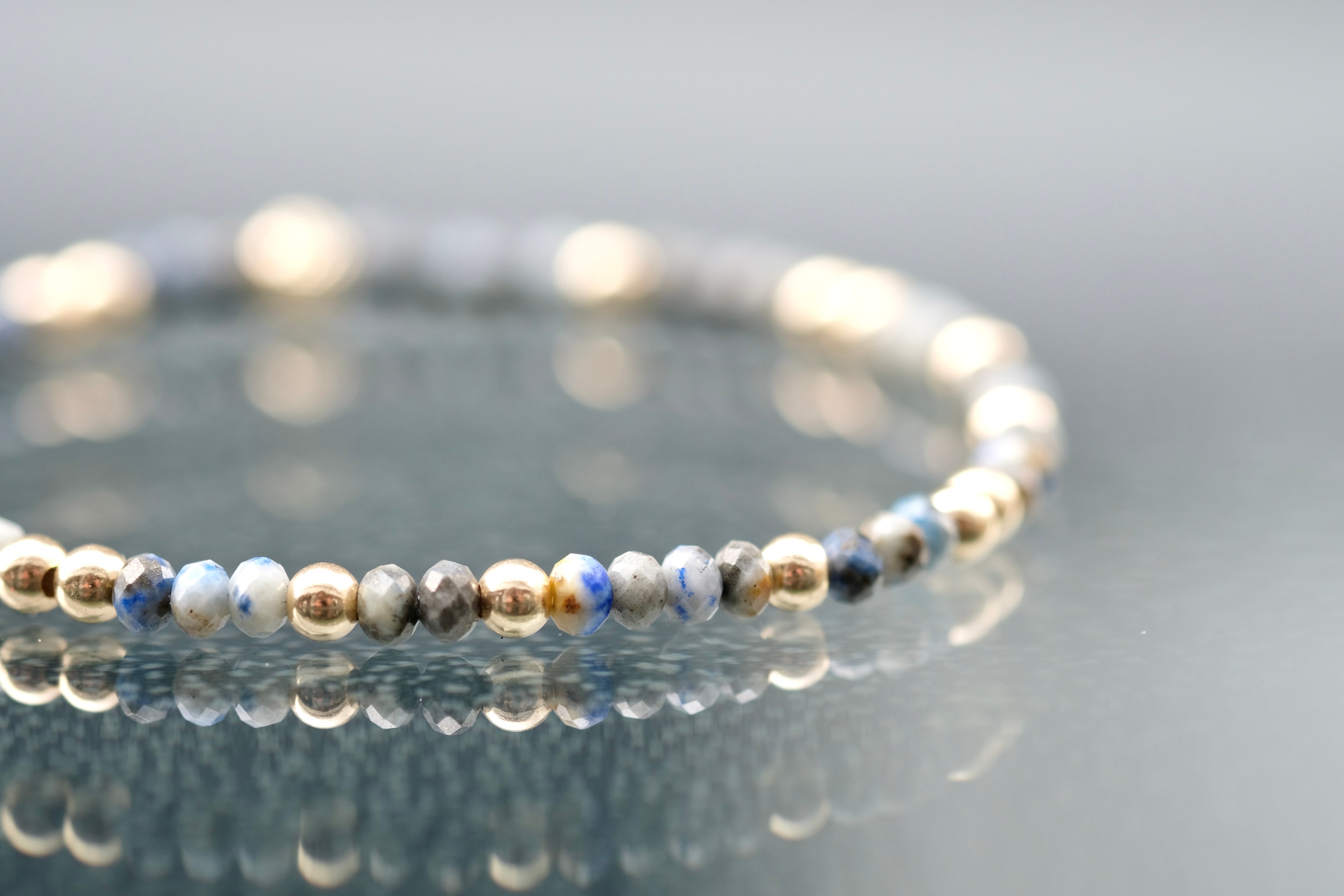 MARE - Lapis Lazuli Altın Bileklik