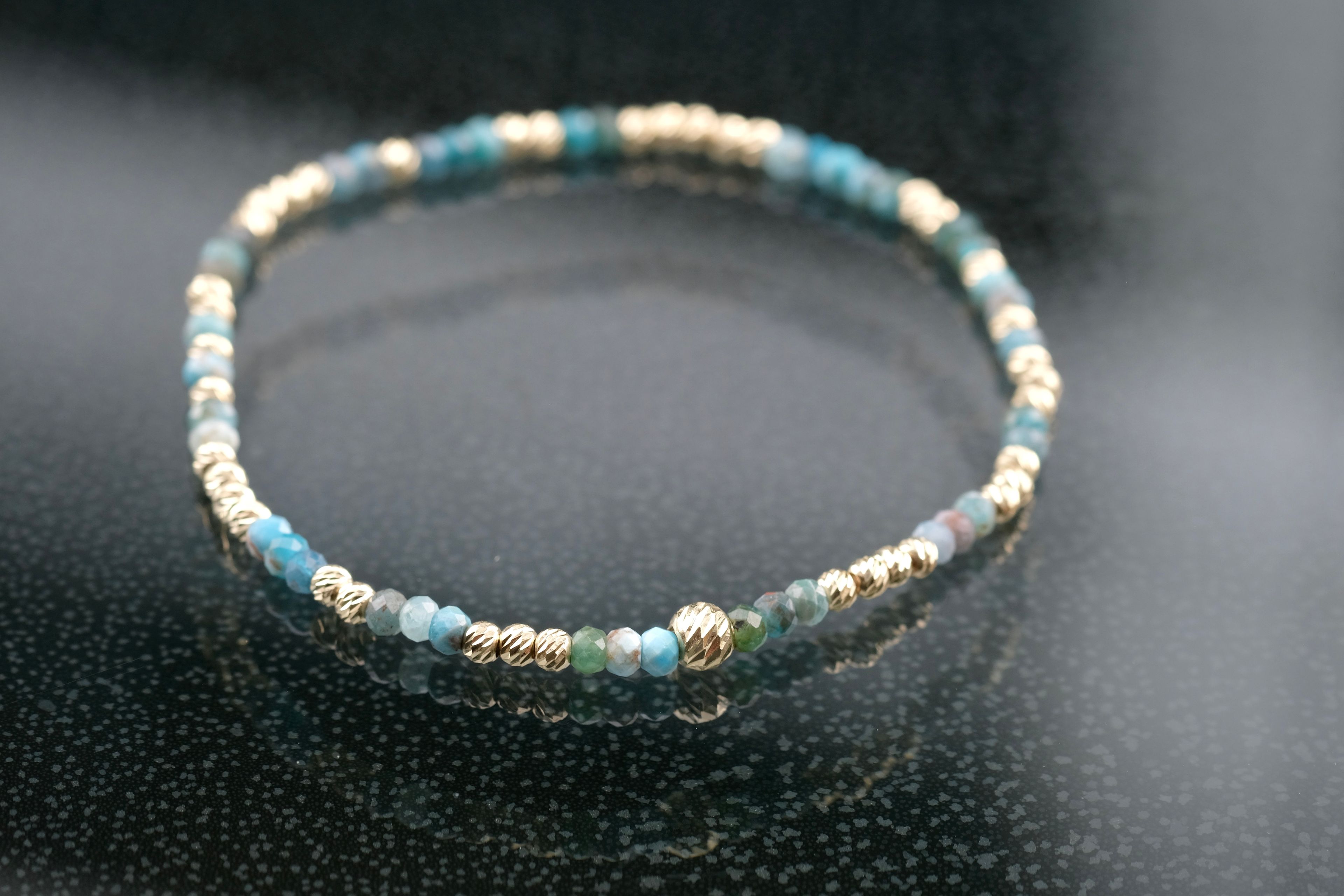 MARE - HAM AQUAMARINE VE ALTIN PARÇALAR