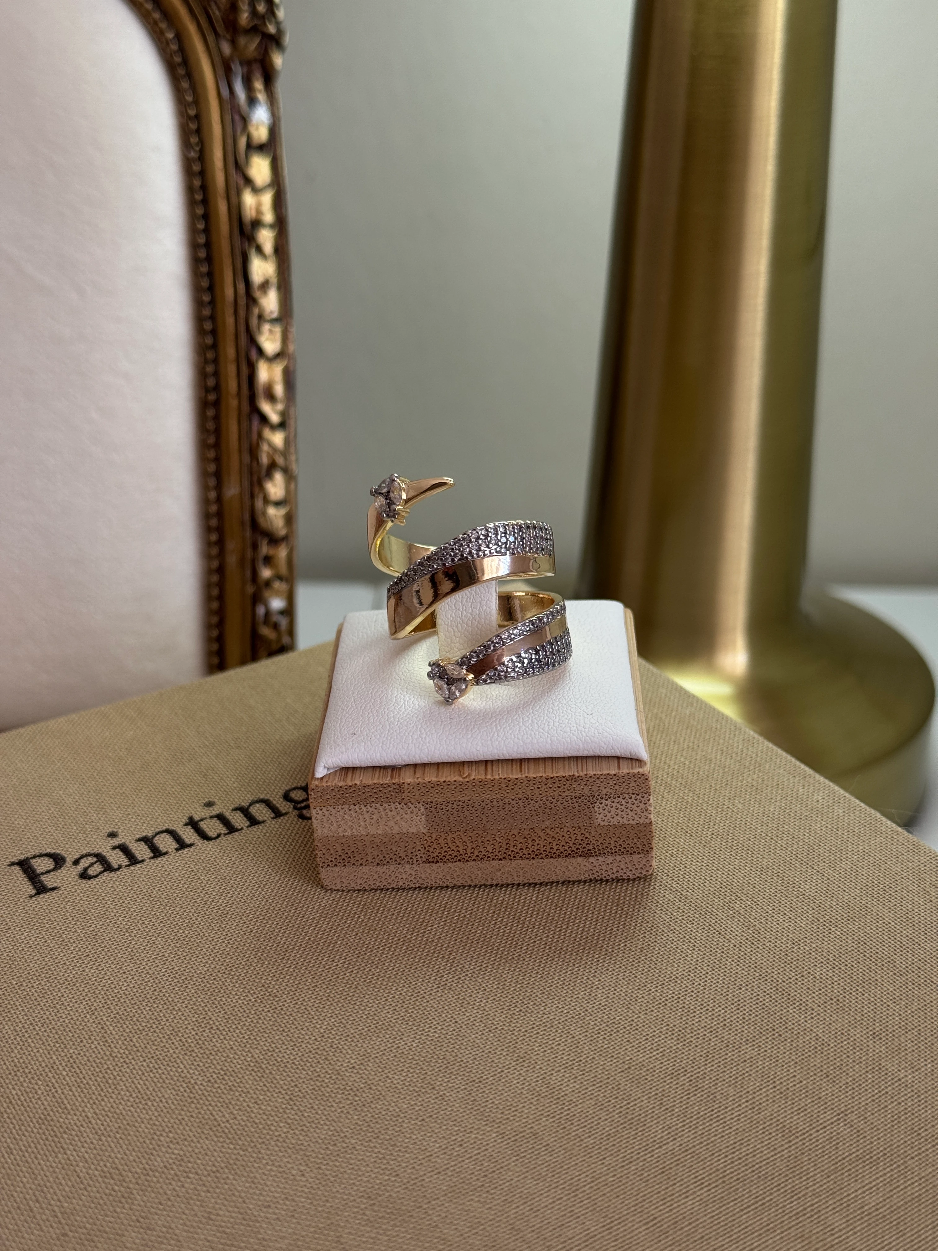 Vip Tektaş Detaylı Yüzük