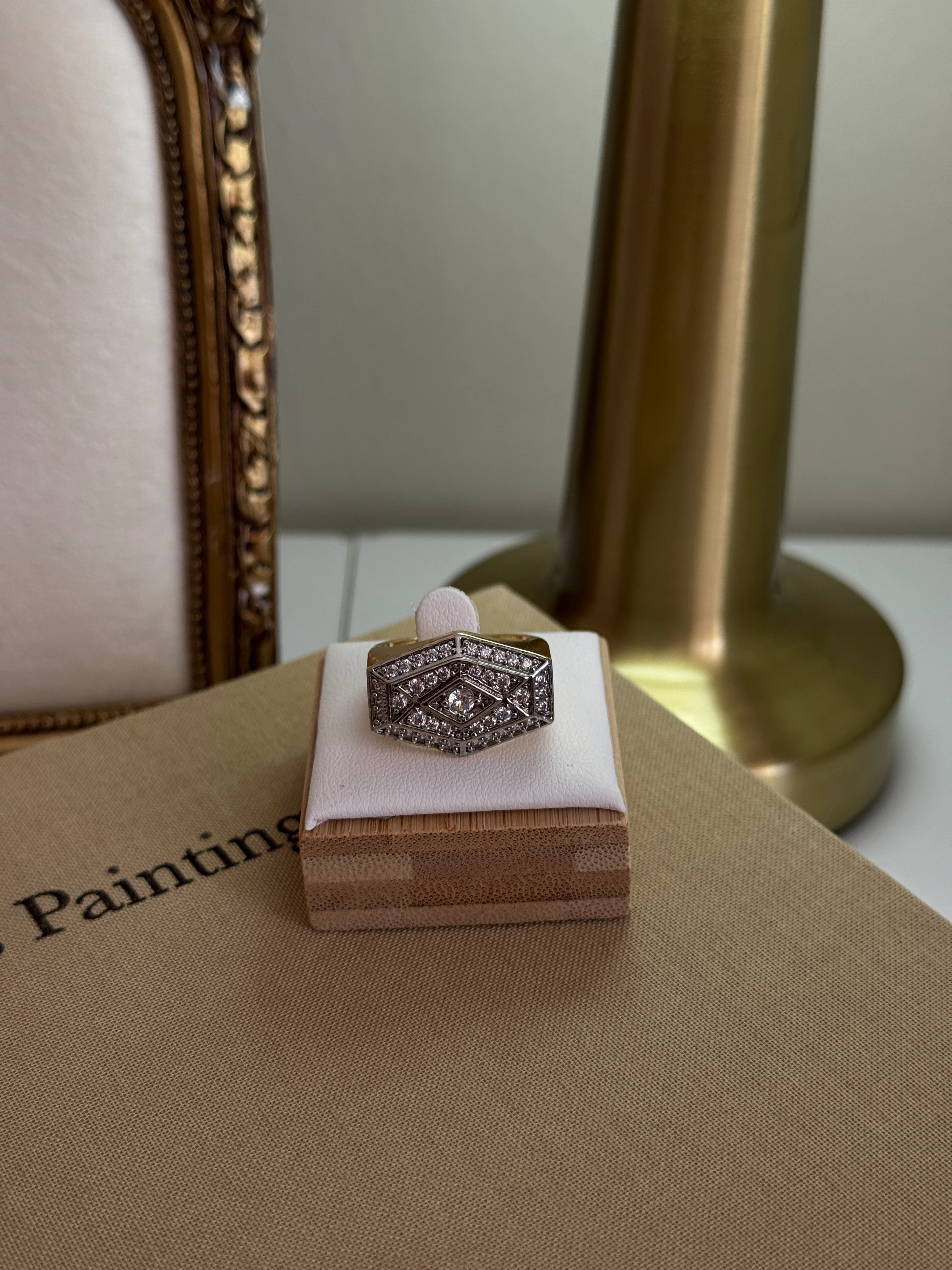 Vip Vintage Zirkon Taşlı Yüzük