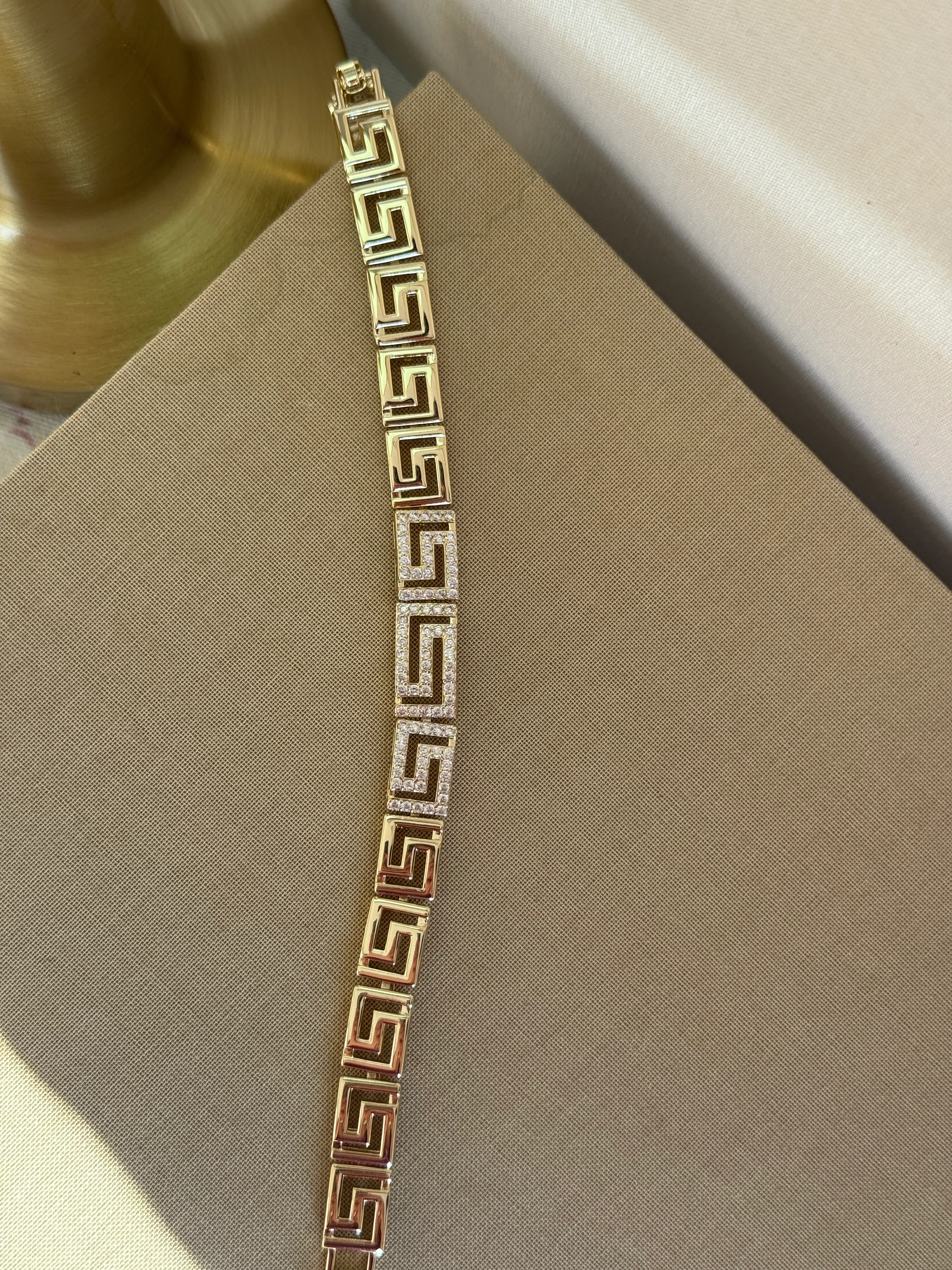 14K Greek Bileklik