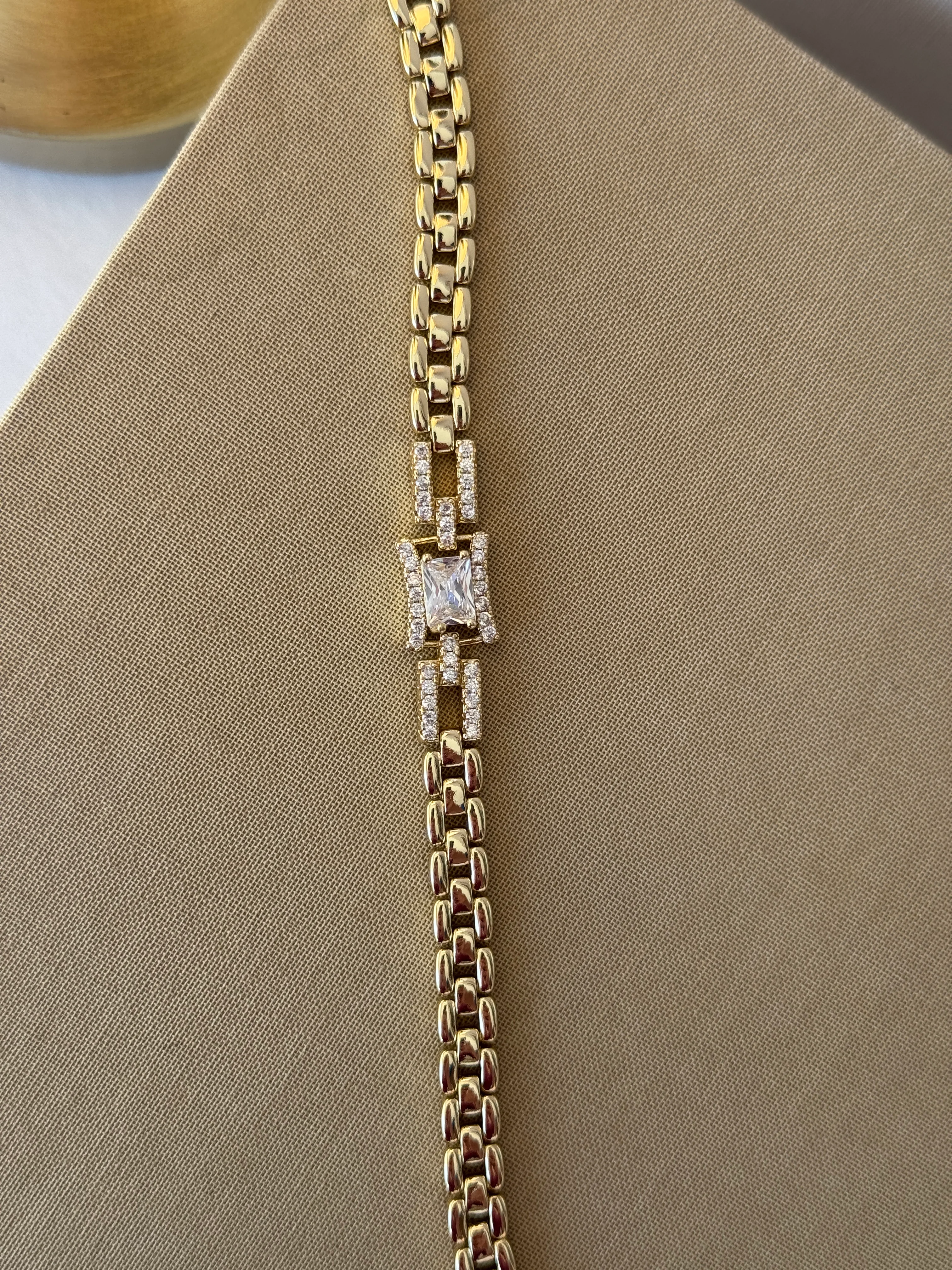 14K Baget Taşlı Bileklik