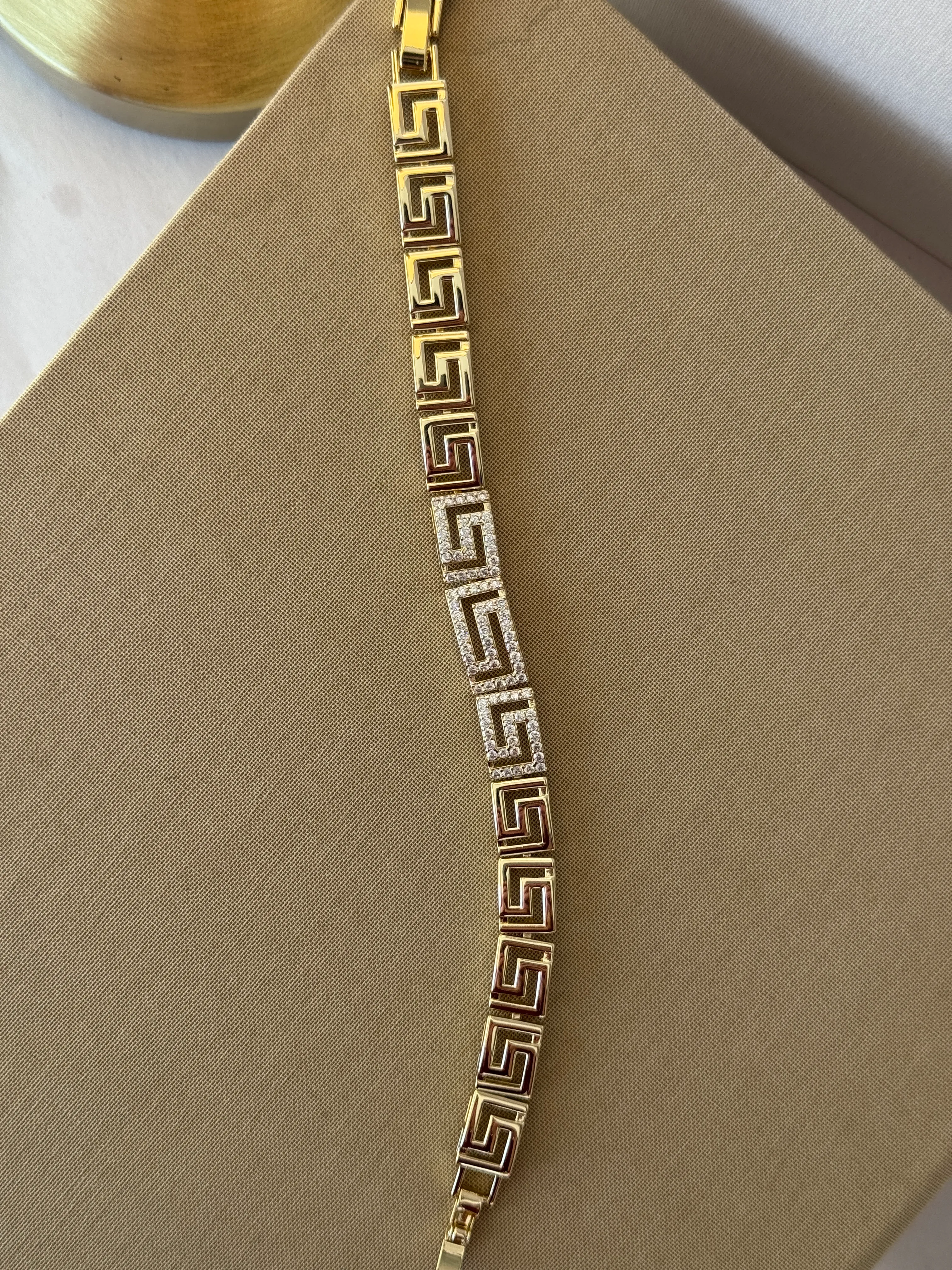 14K Greek Bileklik