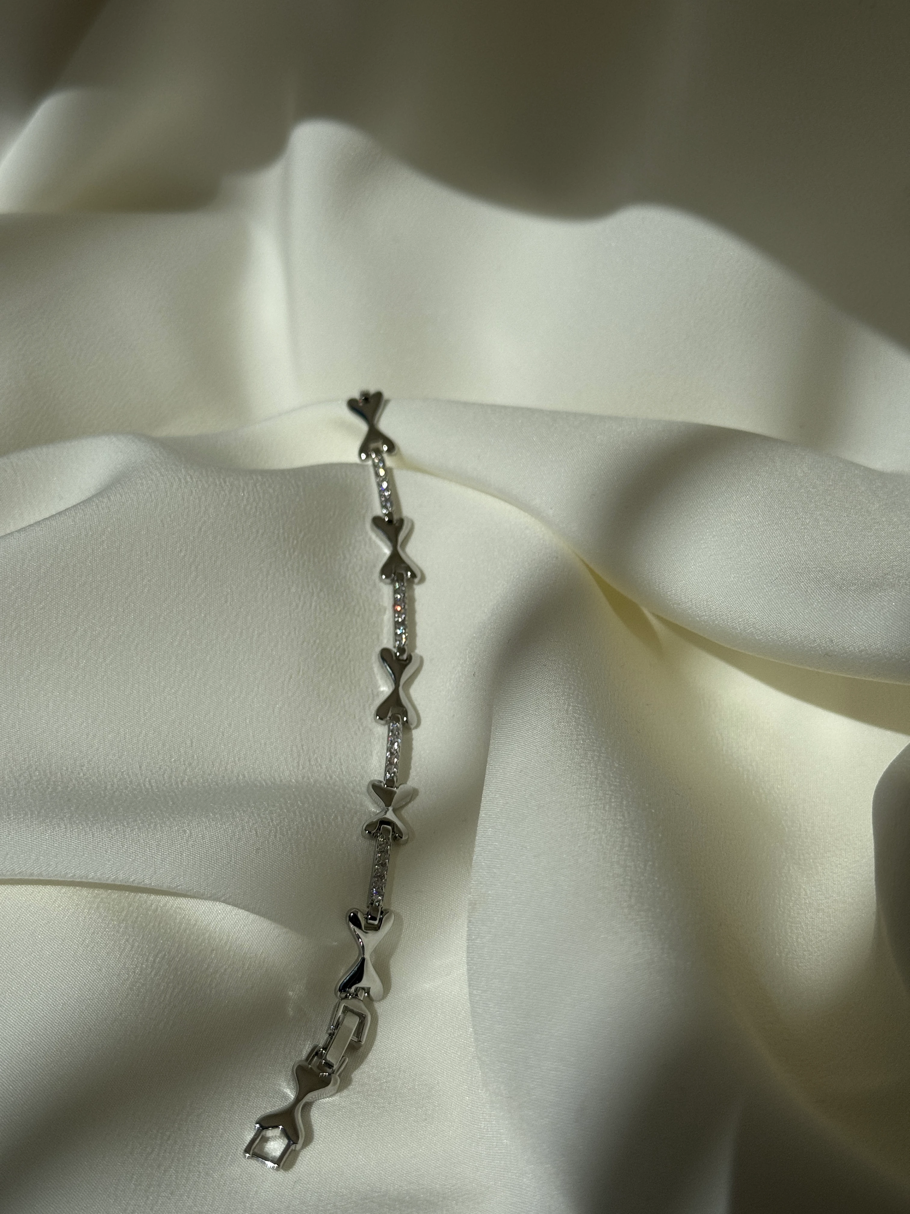 14K Silver Kalpli Su Yolu Bileklik