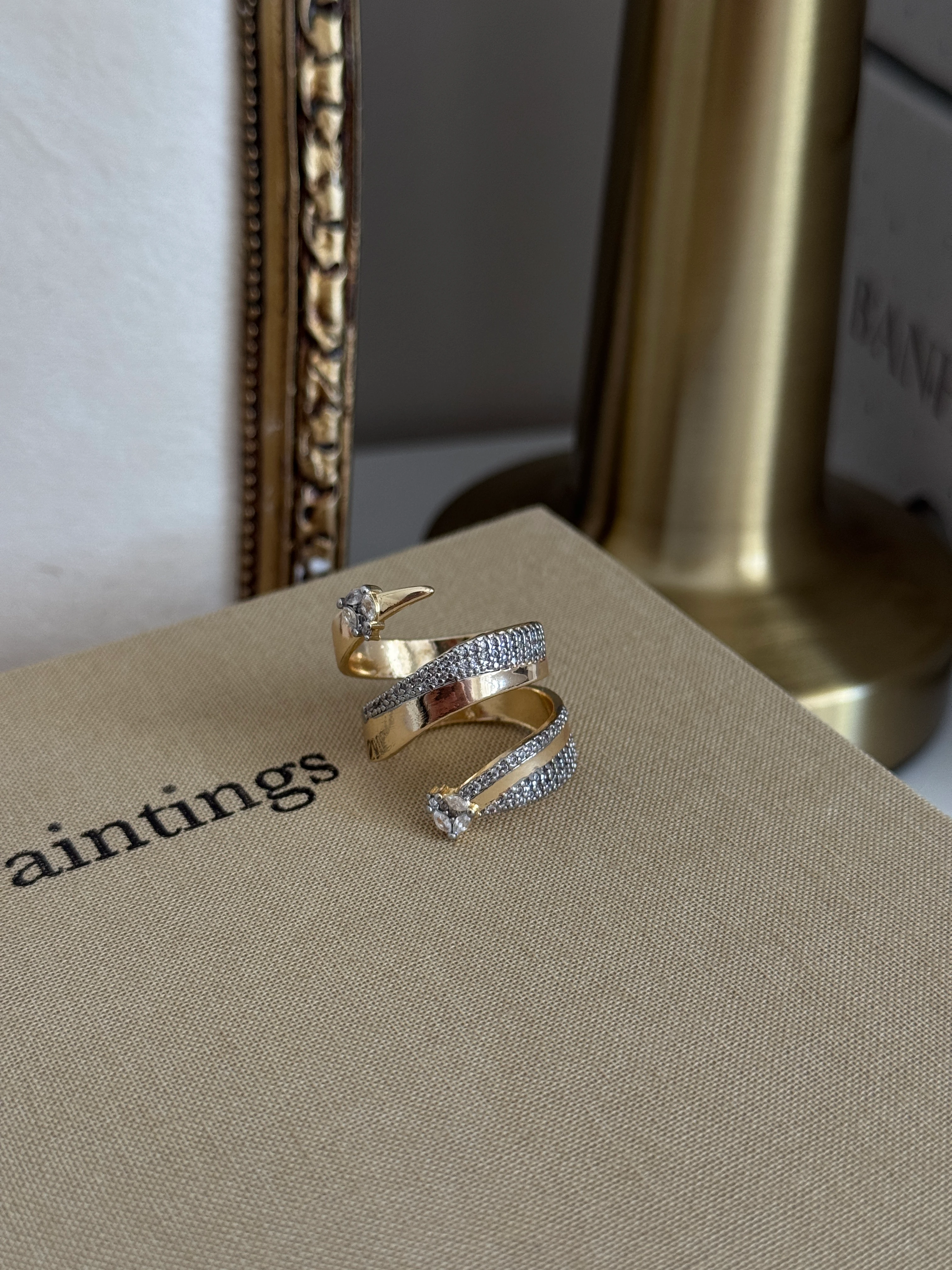 Vip Tektaş Detaylı Yüzük