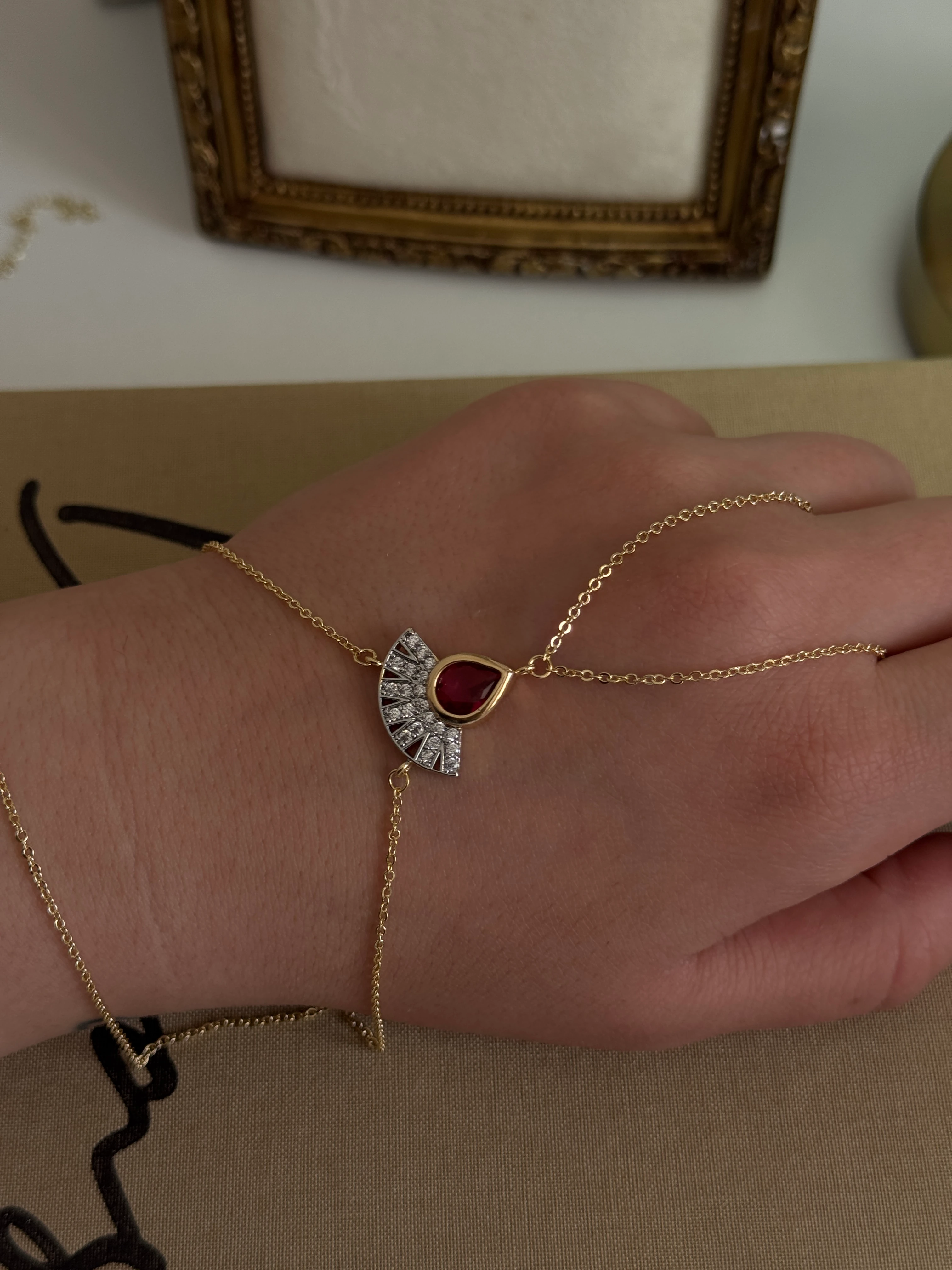 Vip Zirkon Taşlı Damla Şahmeran