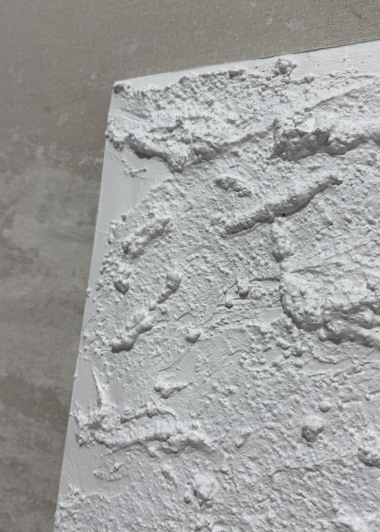 Dokulu Tablo – Lunar Drapery | El Yapımı 3D Dekoratif Duvar Tablosu