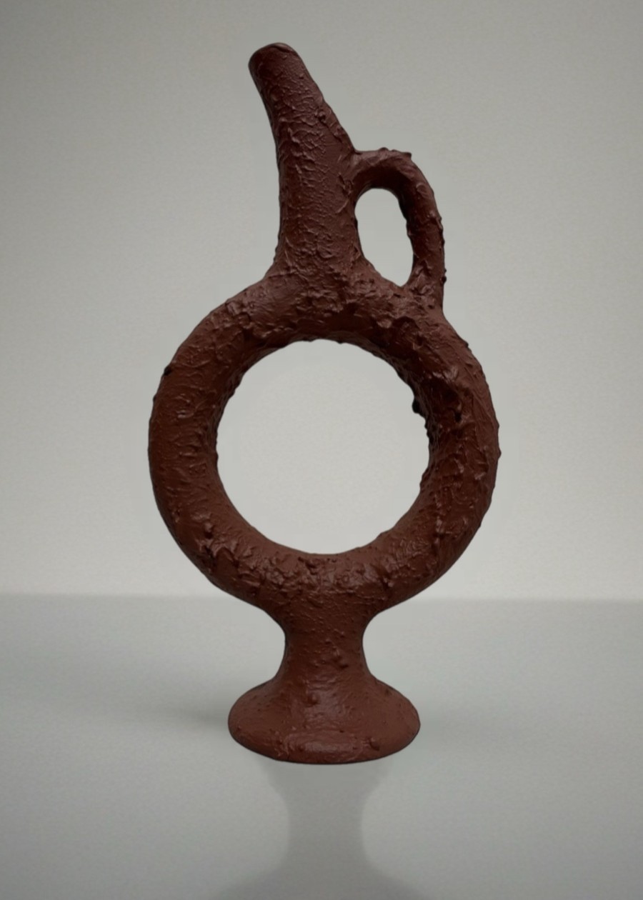 Atlas – El Yapımı Dokulu Dekoratif Vazo 48-25 cm