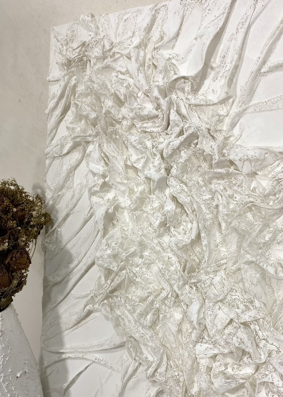 2'li Dokulu Alçı Tablo Düşlerin Yansıması | El Yapımı 3D Dekoratif Duvar Tablosu