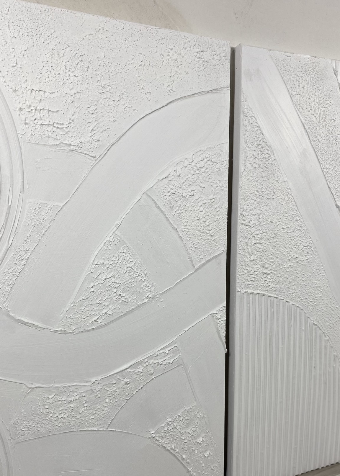 2'li Dokulu Alçı Tablo - Zihnin Yolları | El Yapımı 3D Dekoratif Duvar Tablosu