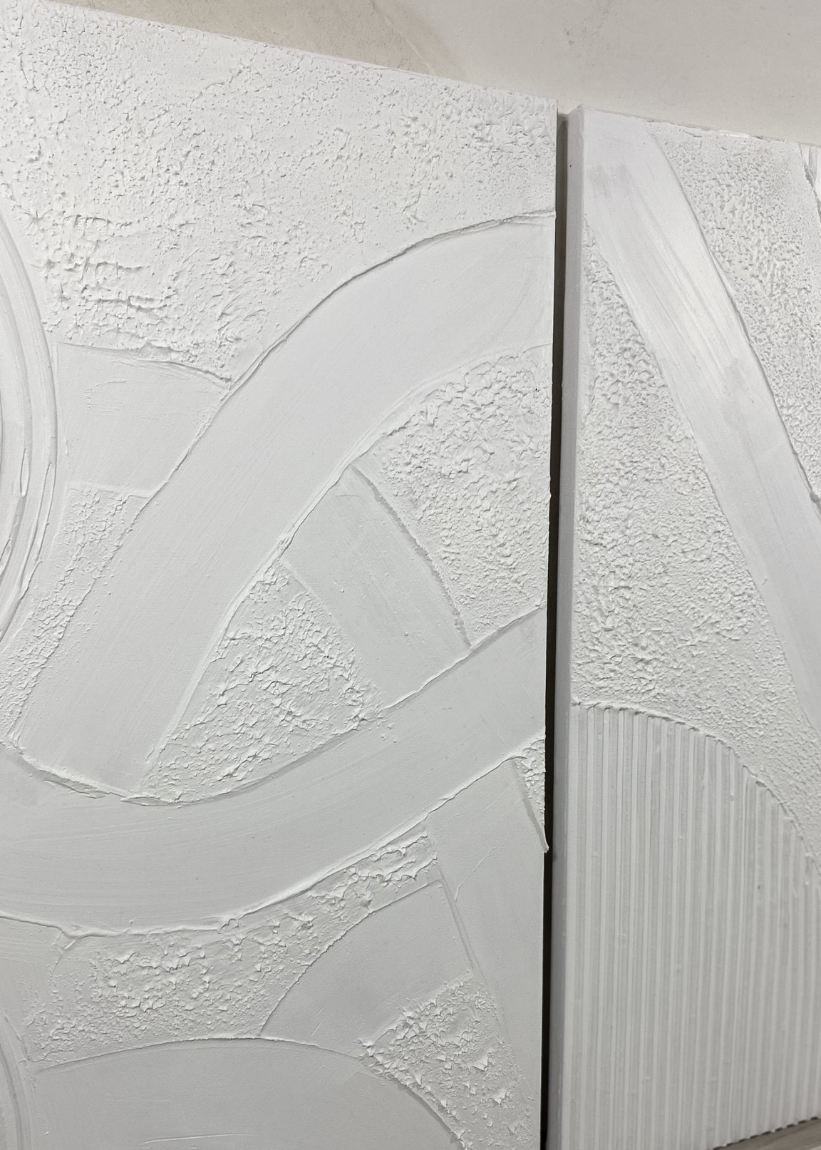2'li Dokulu Alçı Tablo Zihnin Yolları | El Yapımı 3D Dekoratif Duvar Tablosu
