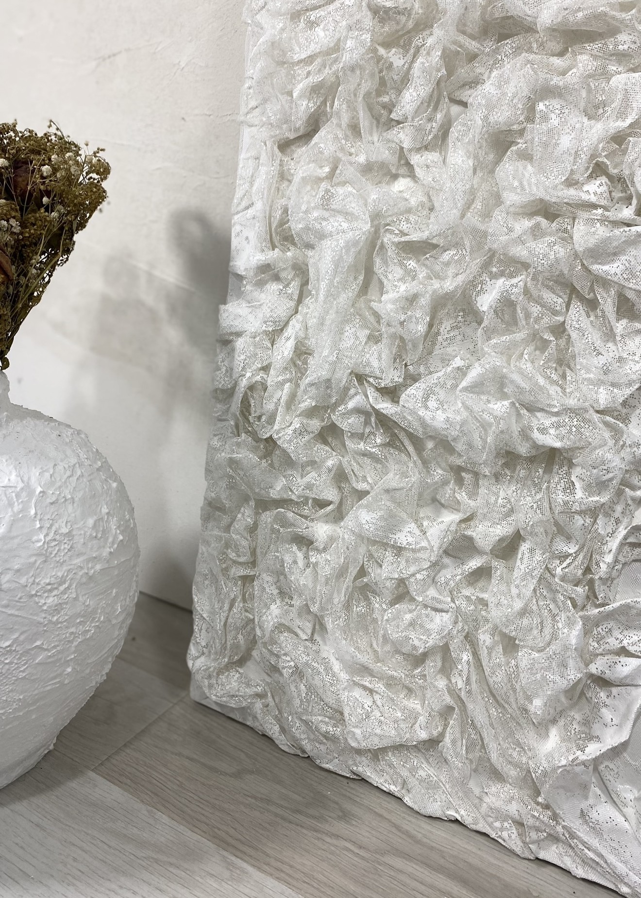 Dokulu Alçı Tablo - Hayal Perdesi | El Yapımı 3D Dekoratif Duvar Tablosu