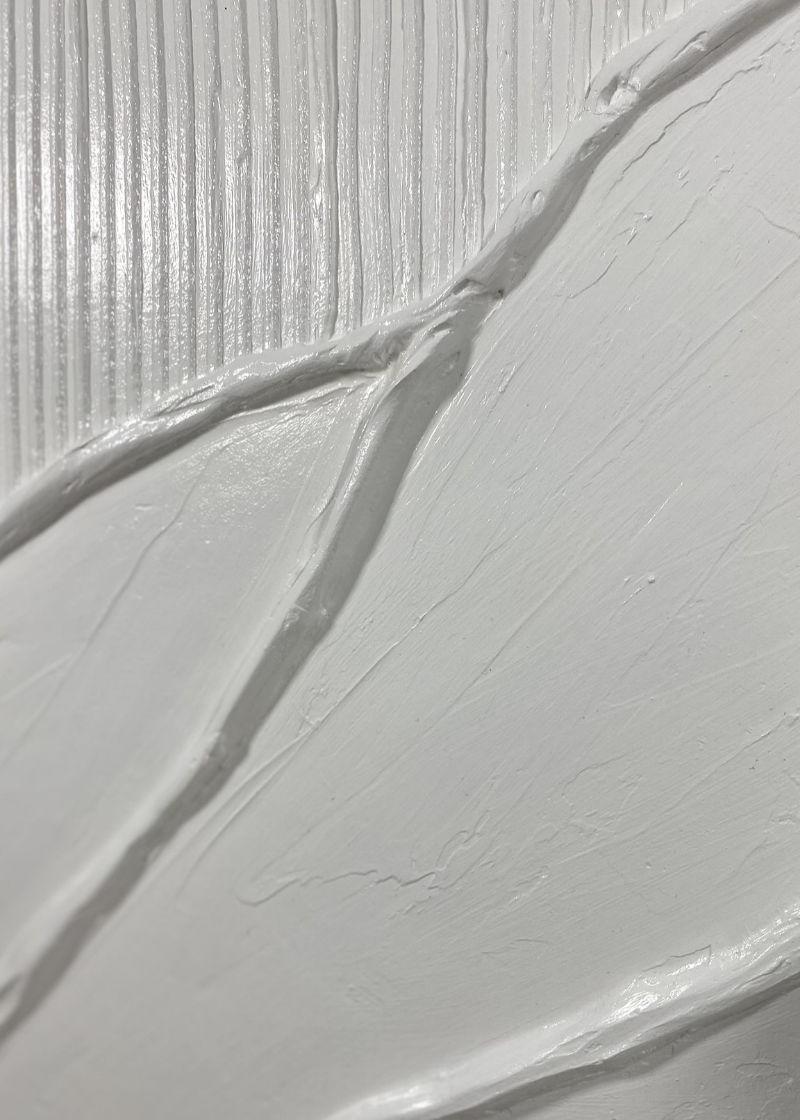 Dokulu Alçı Tablo - Akışın İzleri | El Yapımı 3D Dekoratif Duvar Tablosu