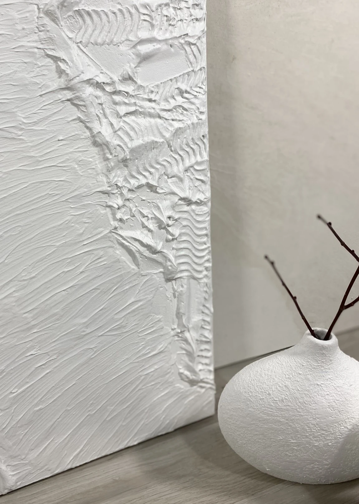 Dokulu Alçı Tablo Hareketin Büyüsü | El Yapımı 3D Dekoratif Duvar Tablosu