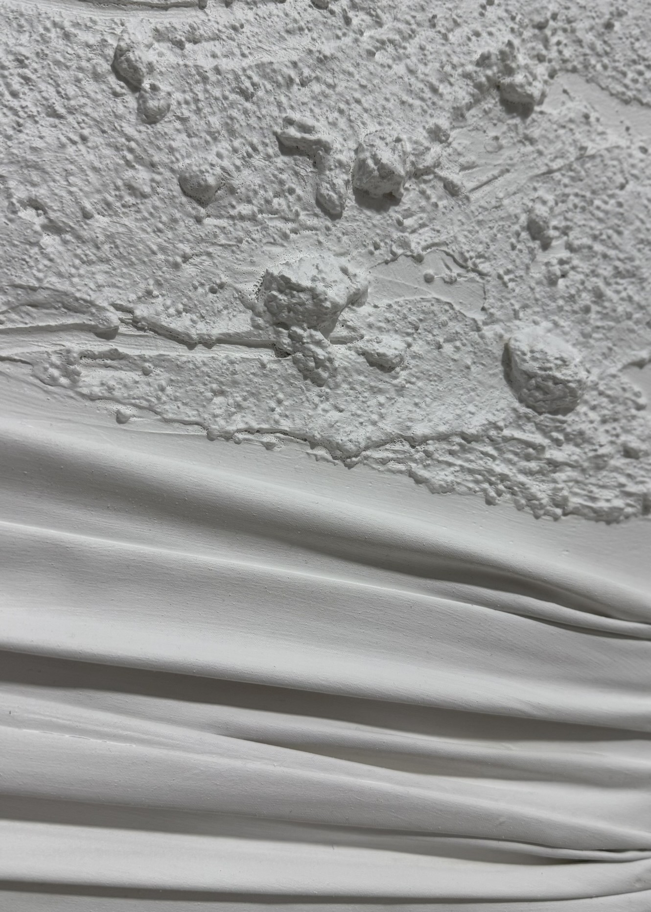 Dokulu Tablo – Lunar Drapery | El Yapımı 3D Dekoratif Duvar Tablosu