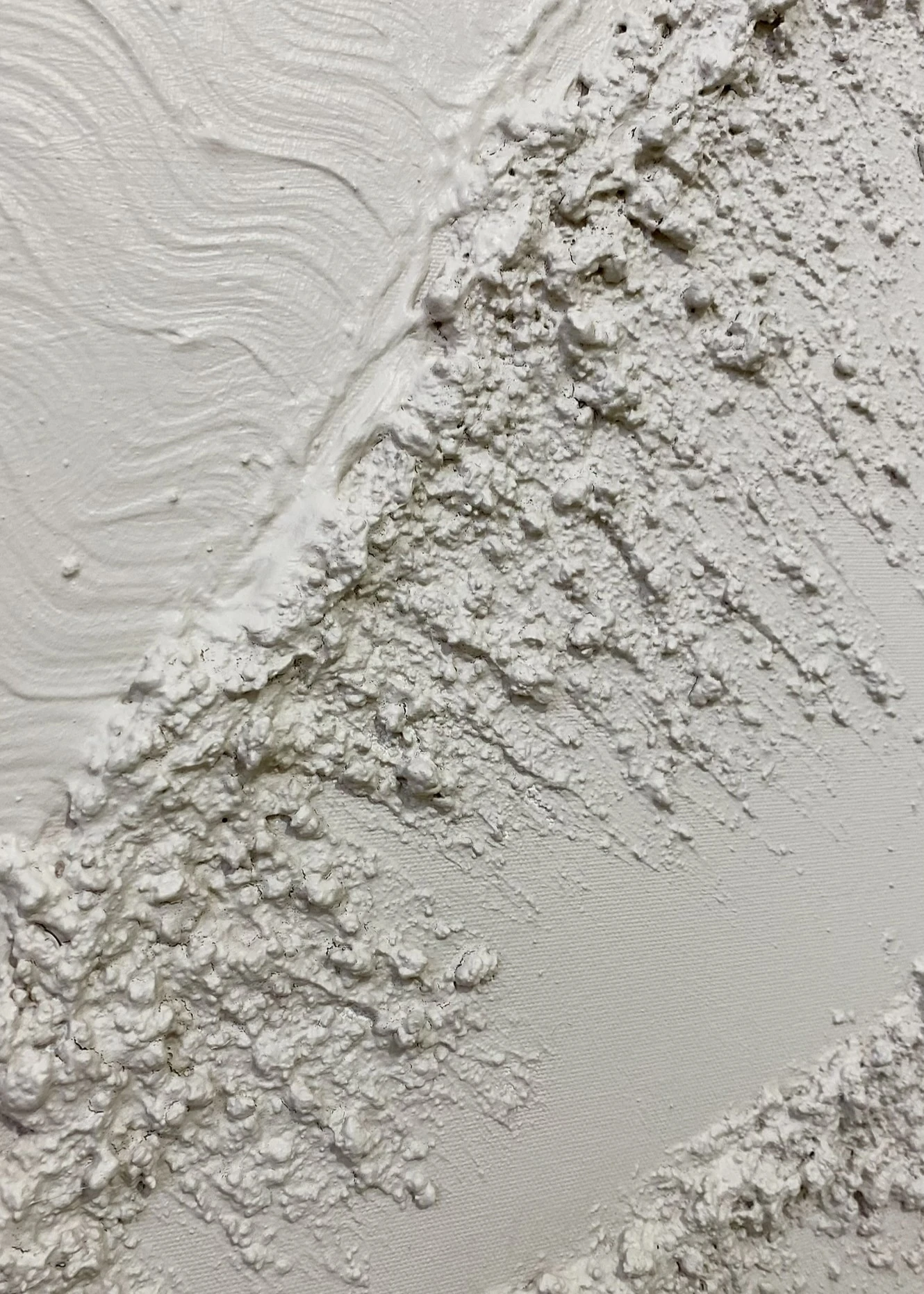 Dokulu Alçı Tablo Sonsuz Kıyı  El Yapımı 3D Dekoratif Duvar Tablosu