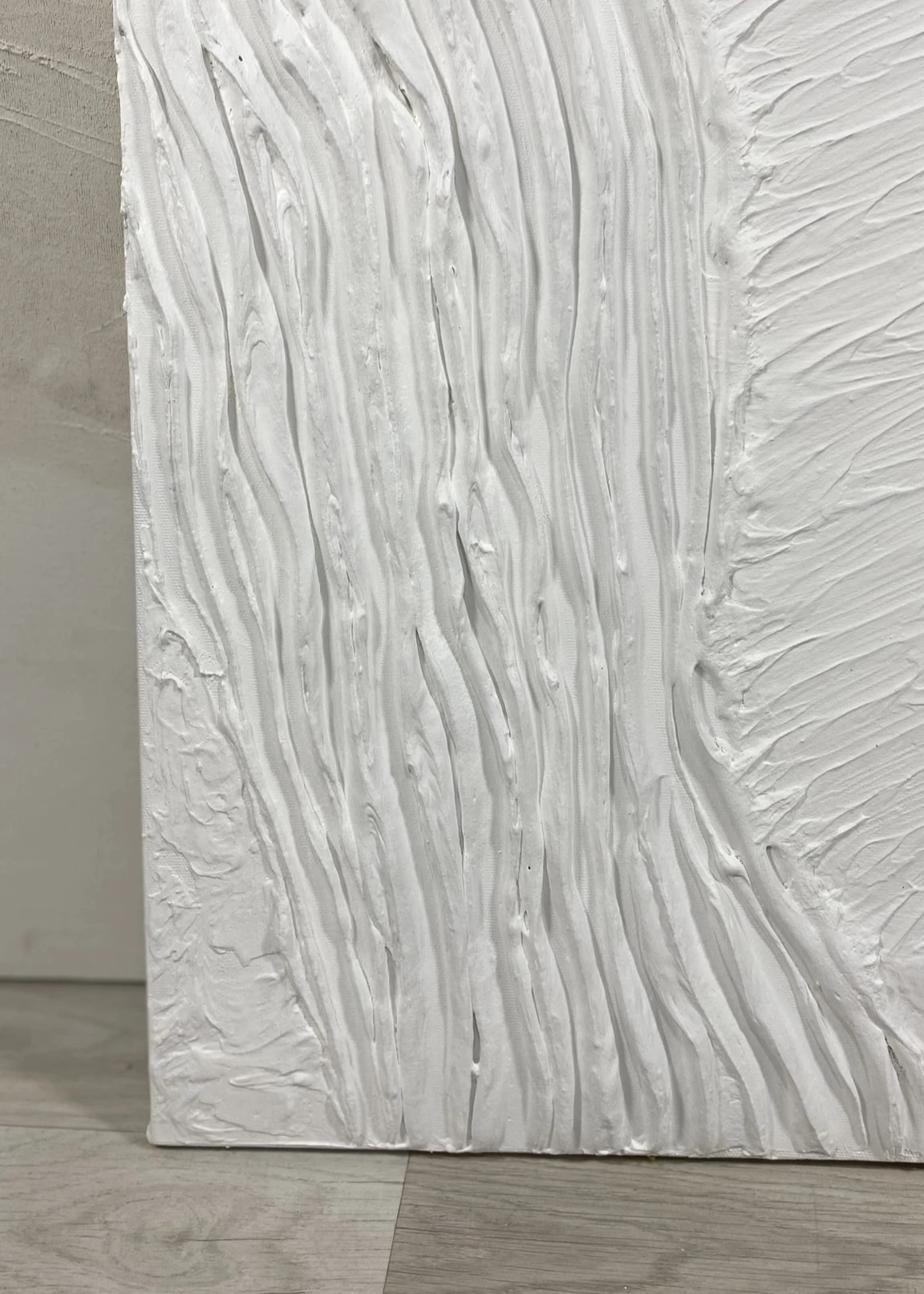 Dokulu Alçı Tablo Hareketin Büyüsü | El Yapımı 3D Dekoratif Duvar Tablosu