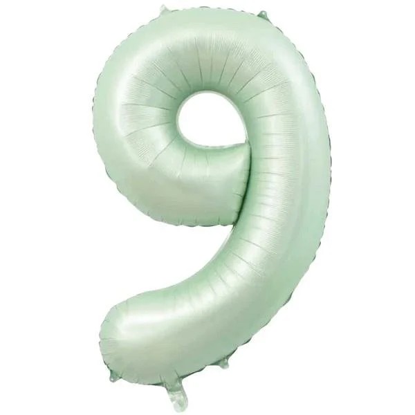 Folyo Balon Rakam Retro Yeşil 76 Cm 34 inç - 9