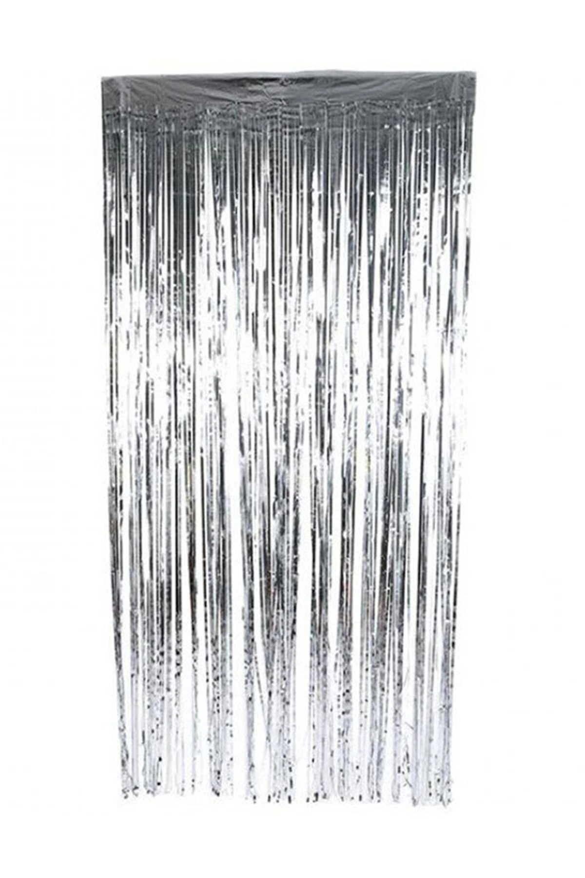 Perde Saçaklı Gümüş 84x200 cm