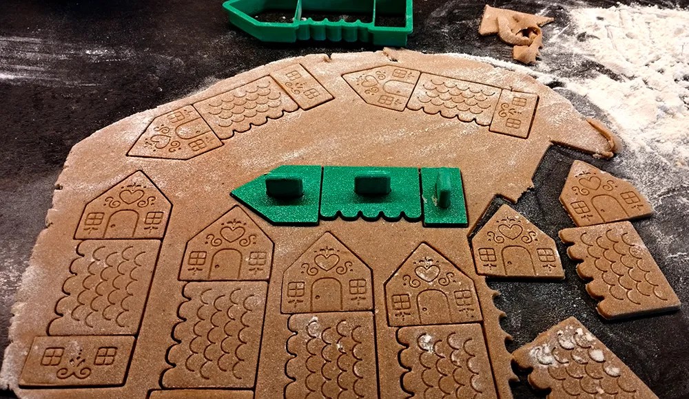 Özel Seri Kurabiye Kalıbı Gingerbread Ev (5 Parça)