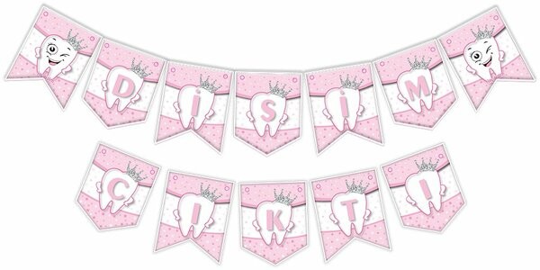 Banner Yazı Dişim Çıktı Alm - Pembe