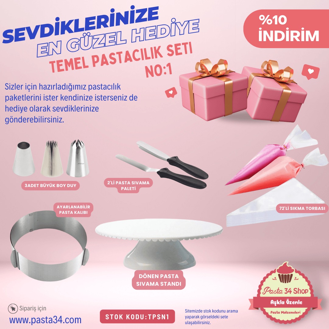 Temel Pastacılık Seti No:1 TPSN1