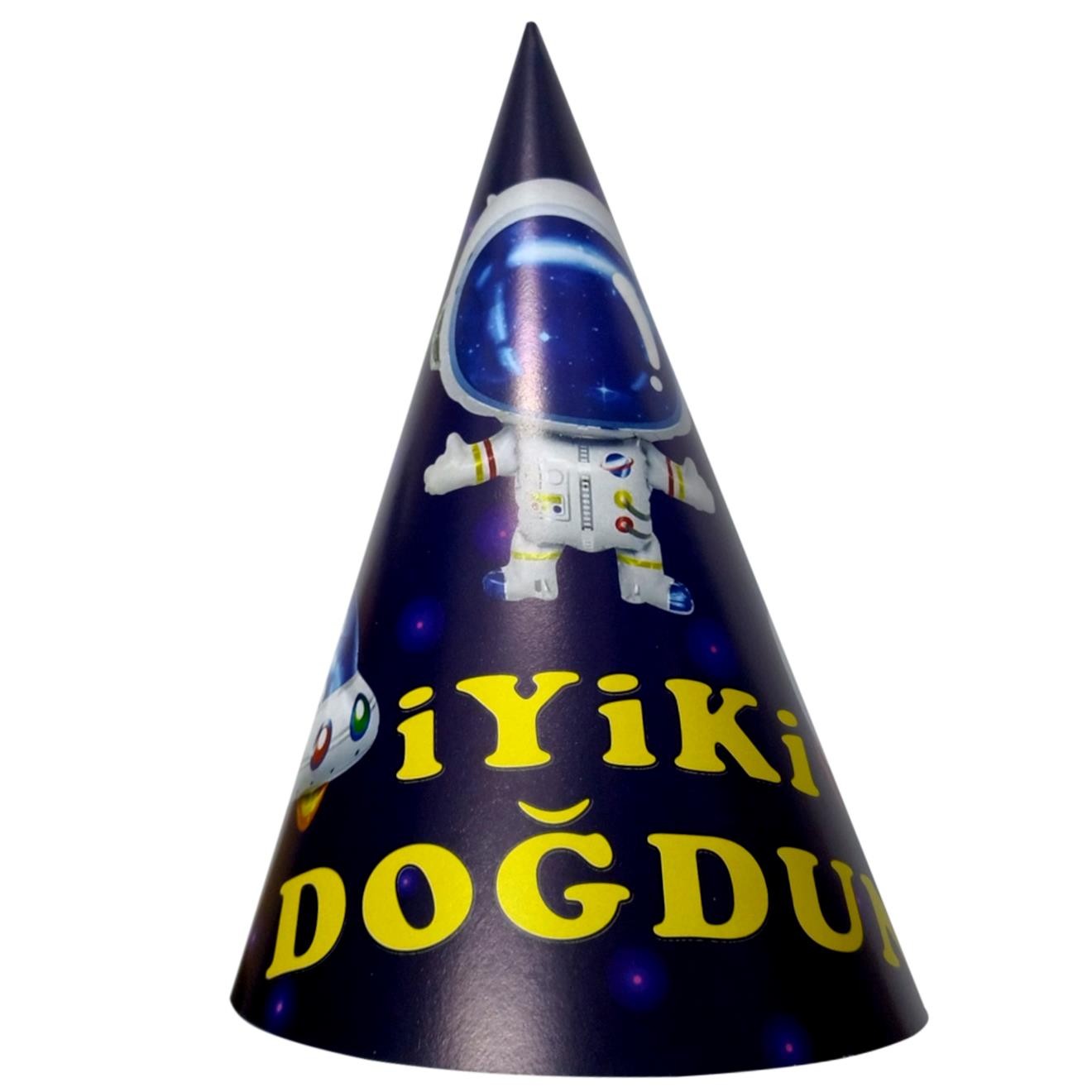 Uzay İyi ki Doğdun Huni Şapka