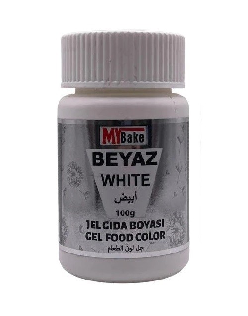 My Bake Jel Gıda Boyası 100 ML Şişe - Beyaz