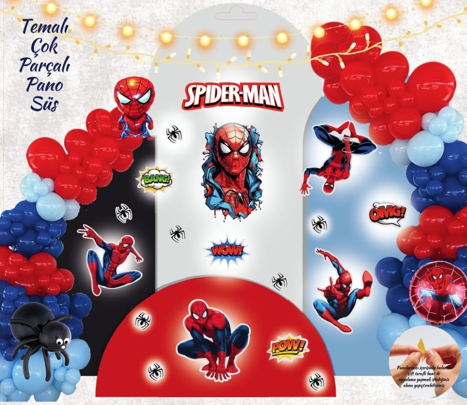 Çok Amaçlı Karakter Pano Sticker  - Spiderman