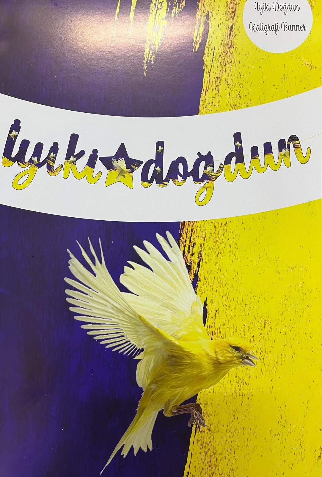 İyiki Doğdun Kaligrafi Banner Fenerbahçe