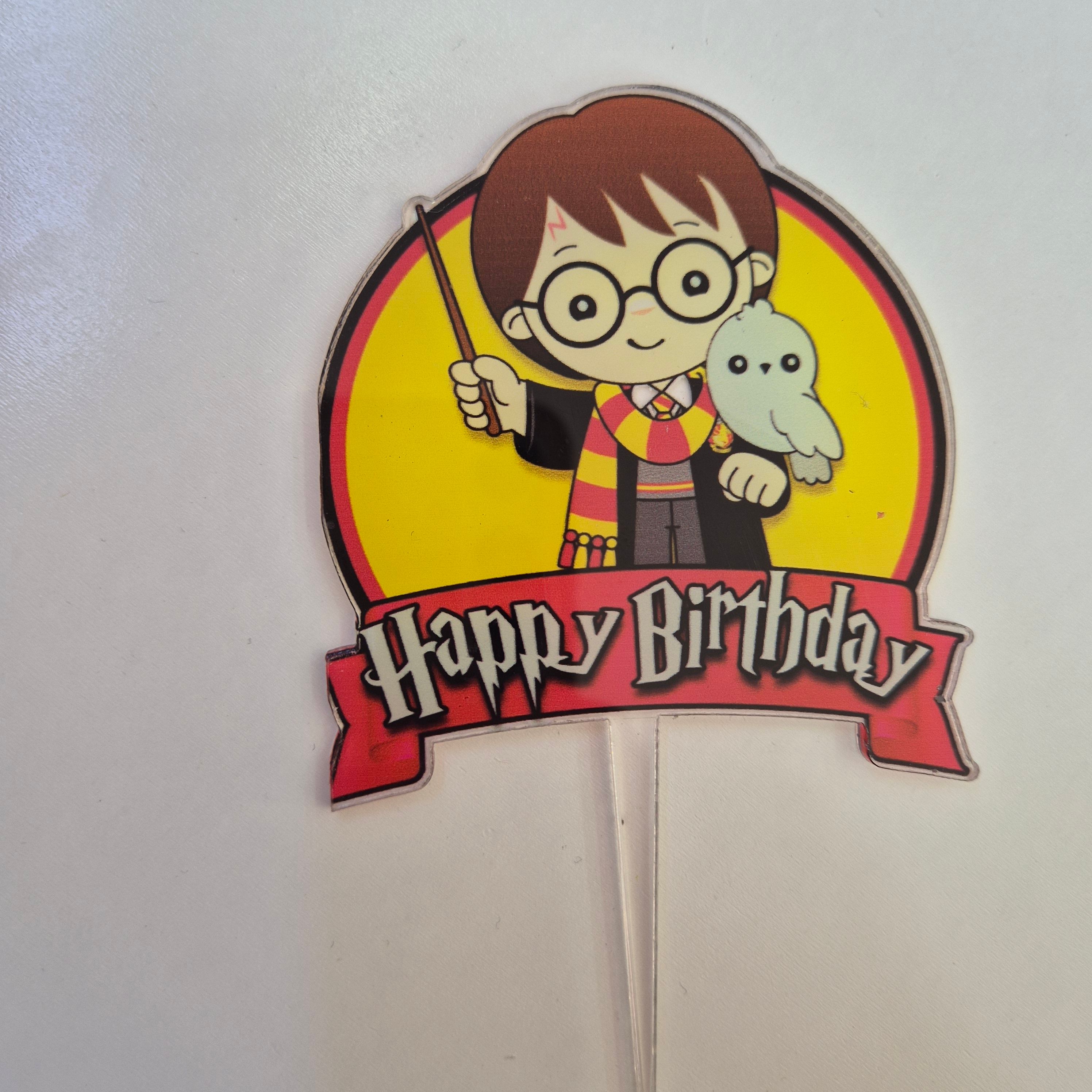 Pasta Üstü Baskılı Karakter Pleksi  - Harry Potter