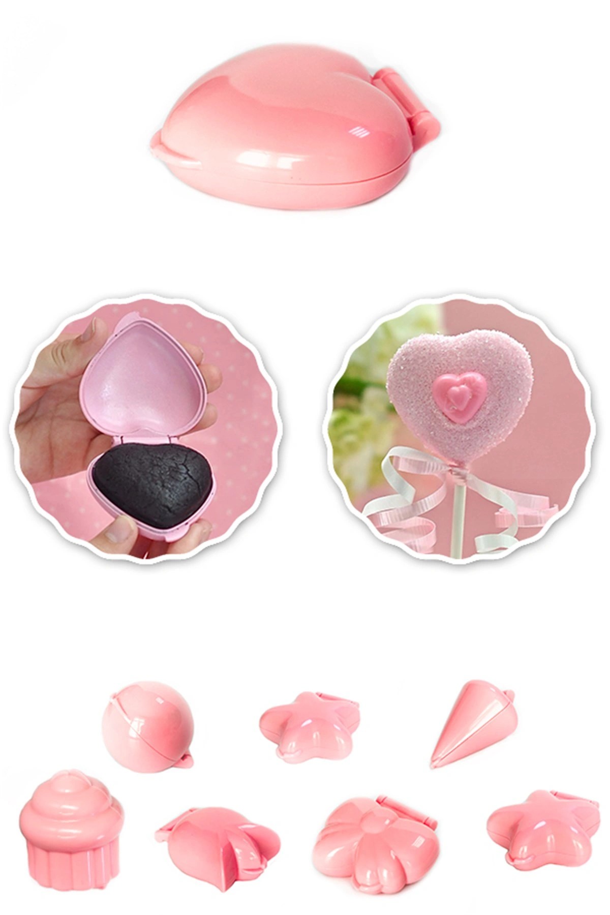 Mini Cake Pops Kalıbı Kalp