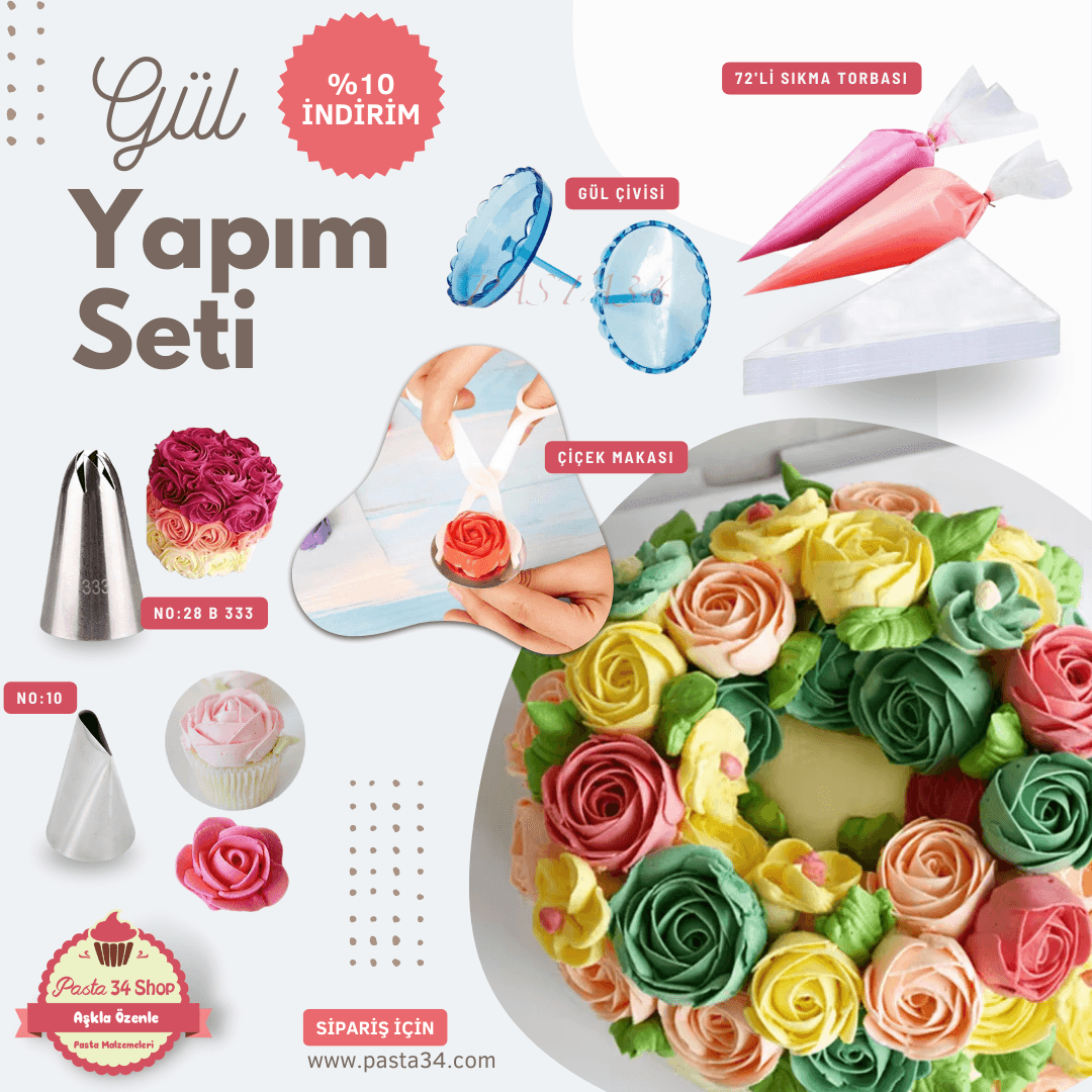 Gül Yapım Duyları Seti