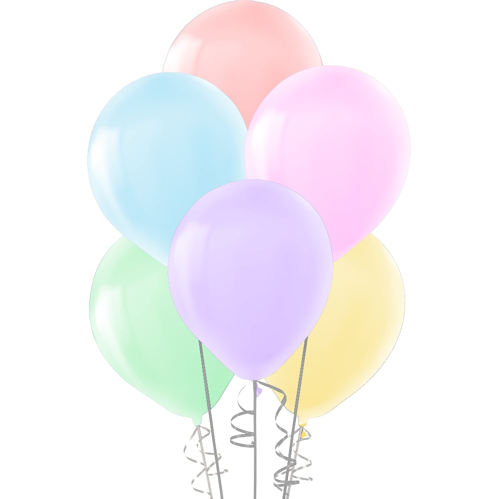 Balon Makaron Renkler Küçük 10'lu Paket