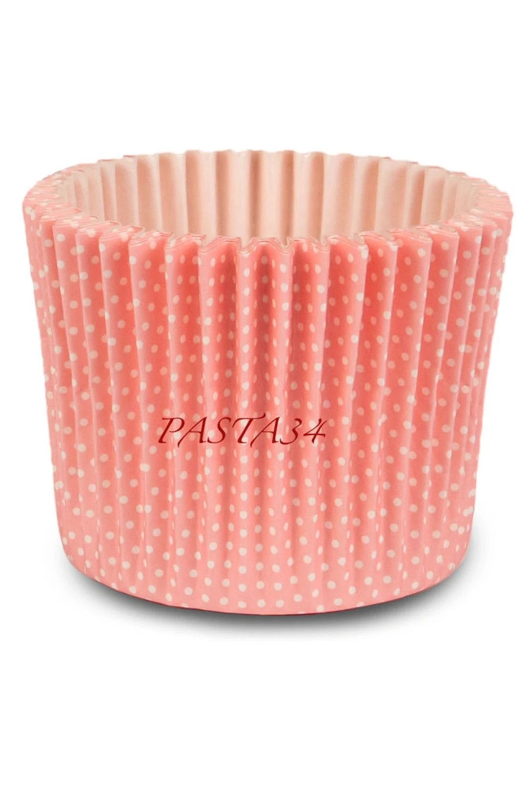 50'li Yayılmaz Kapsül 52X45 Mini Puantiyeli Açık  Pembe