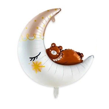 Ayıcıklı Ay Folyo Balon