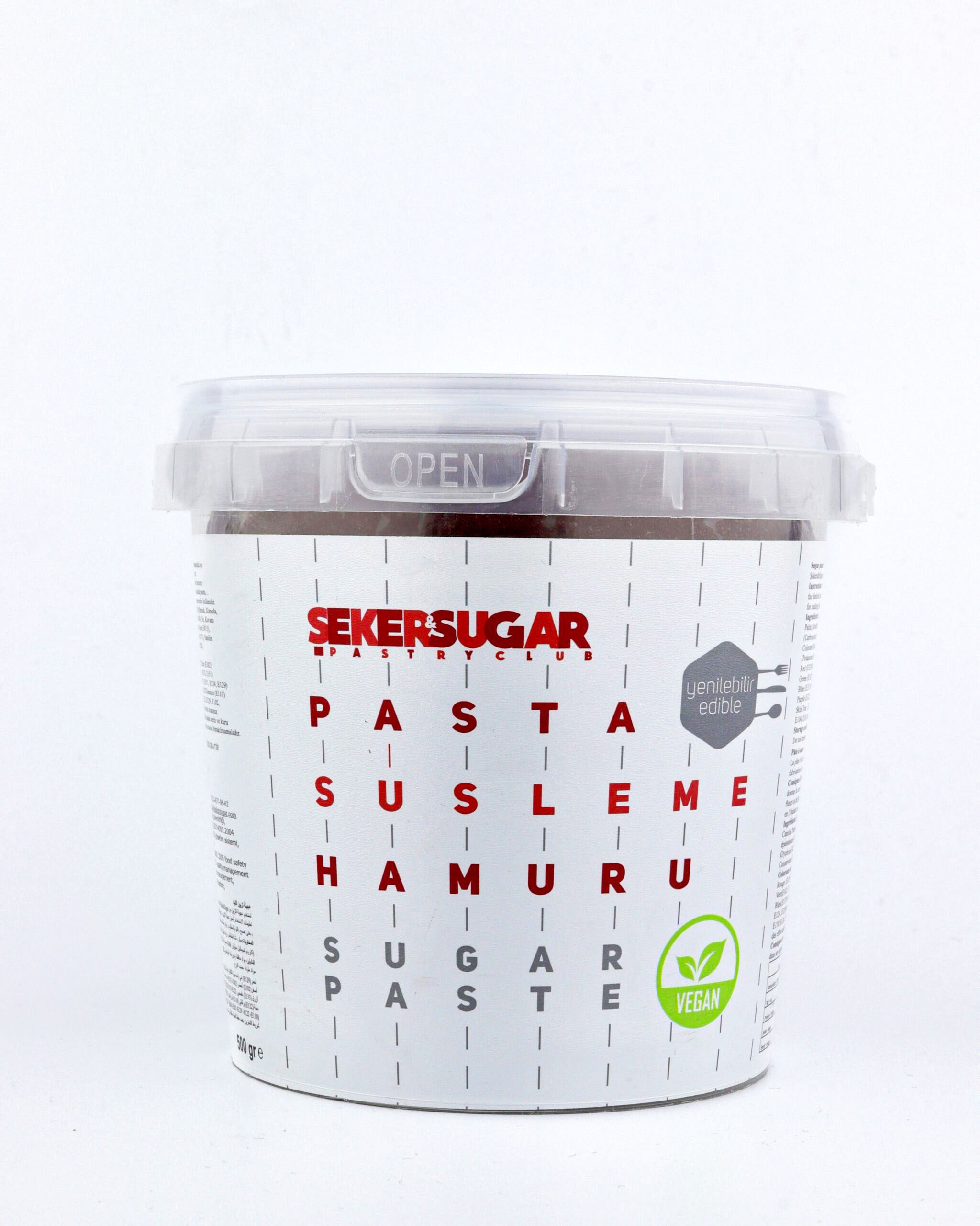 Şeker & Sugar Şeker Hamuru 500 Gr - Kahverengi