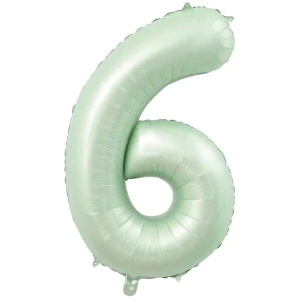 Folyo Balon Rakam Retro Yeşil 76 Cm 34 inç - 6