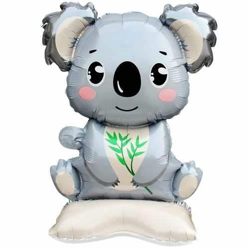Ayaklı Koala Folyo Balon 41.5x58.5 cm