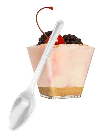 Tatlı Kaşığı Şeffaf Lüks 25'li