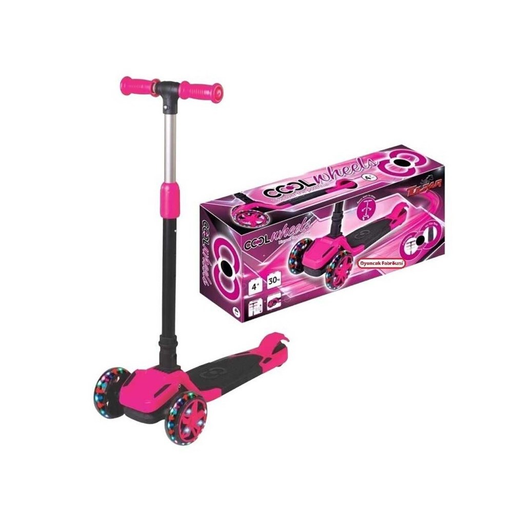 Tulpar Işıklı Scooter - Pembe