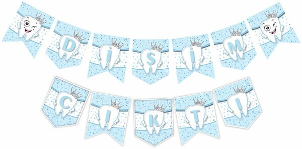 Banner Yazı Dişim Çıktı Alm - Mavi