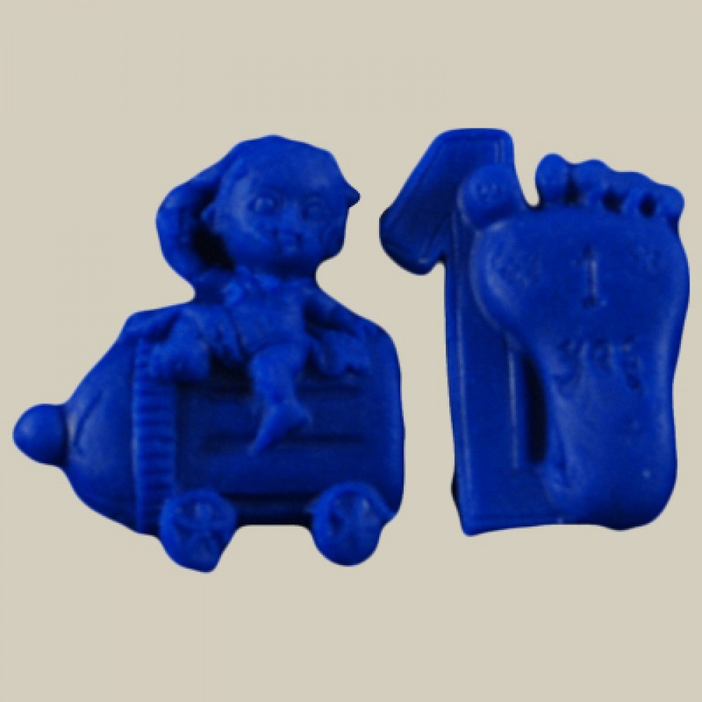 1 Yaş Ayak Bebek Silikon Kalıp 7x7,5 Cm