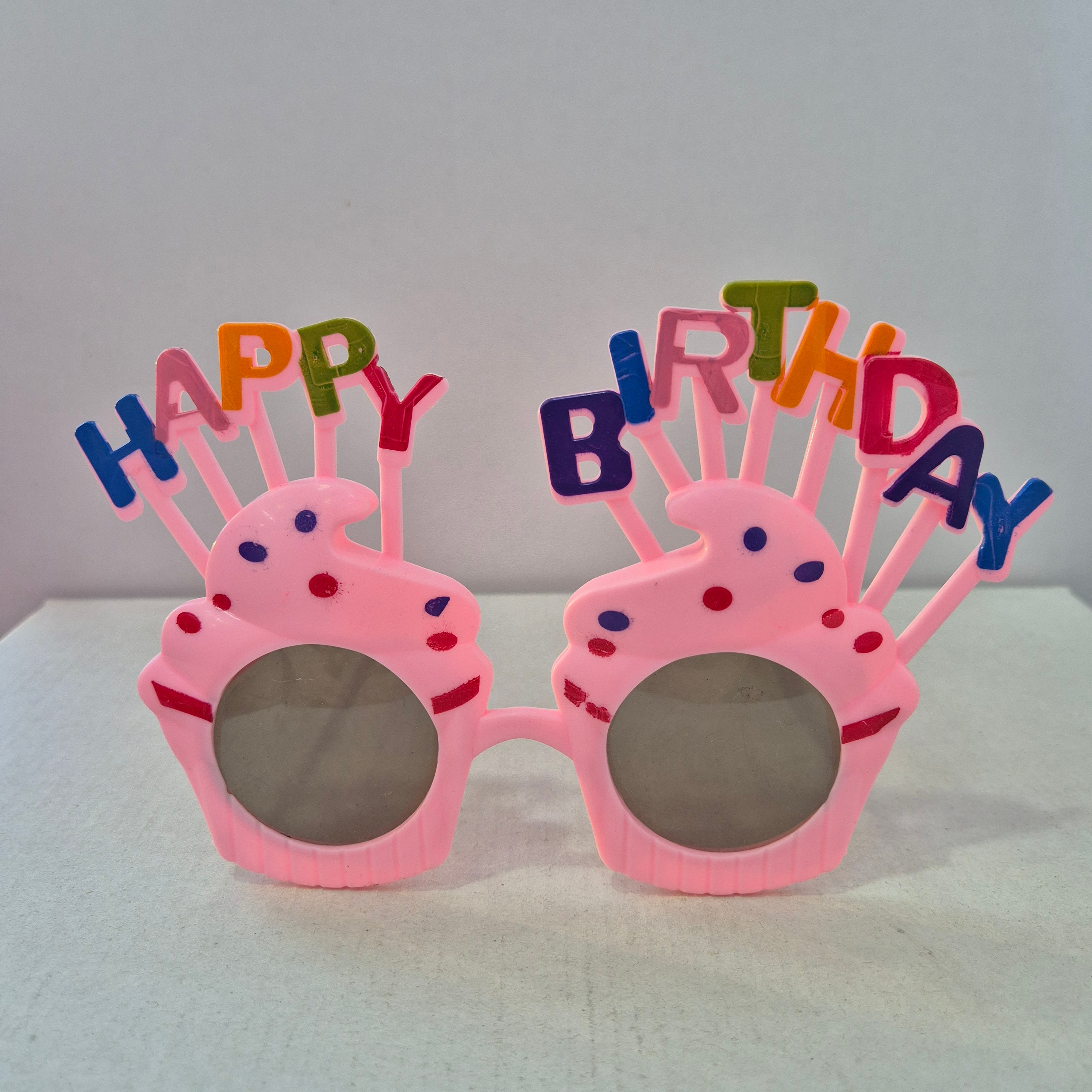 Happy Birthday Parti Gözlük  - Pembe