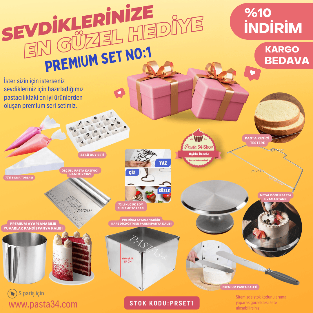 Premium Pastacılık Seti No:1 PRSET1